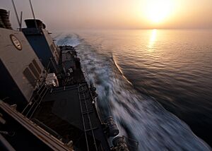 Flickr - Official U.S. Navy Imagery - USS Porter transits the Strait of Hormuz.