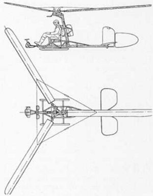 Focke-Achgelis Fa 330 drawing
