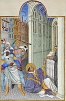 Folio 19v - The Martyrdom of Saint Mark