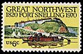 Fort Snelling 1970 U.S. stamp.1