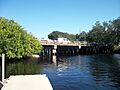 Grand Boulevard-Pithlachascotee River Bridge from Dock