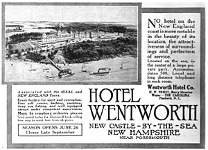 Hotel Wentworth Ad 1915