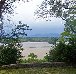 Hudson view from Clermont Manor