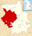 Huntingdonshire UK locator map