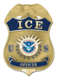 ICE ERO Officer Badge
