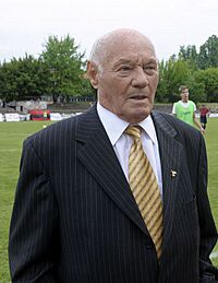 Jeno Buzanszky in his 85th birthday in May of 2010.