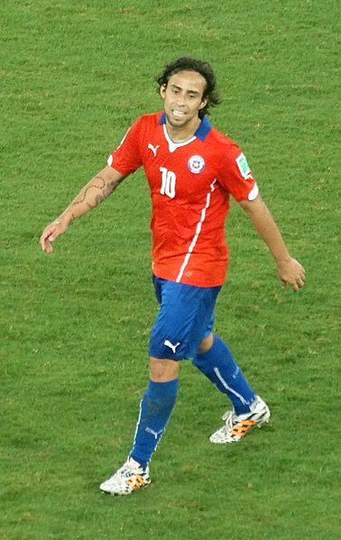Jorge Valdivia Chile vs. Australia, Cuiabá; June, 13th 2014
