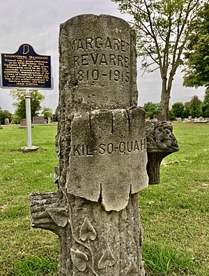 Kilsoquah Headstone Roanoke Indiana Glenwood Cemetery 03