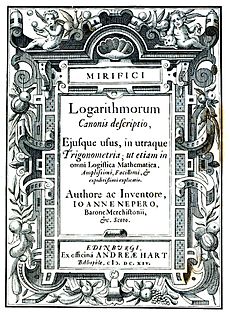 Logarithms book Napier