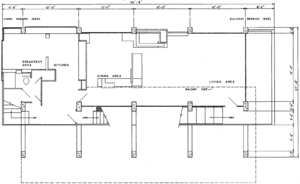 Lovell Beach House drawing