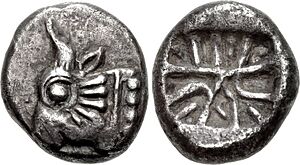 Lycia coin Circa 520-470 BCE