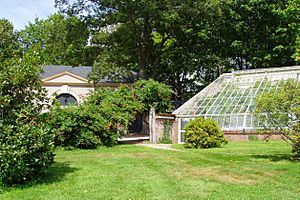 Lyman Estate, Waltham, Massachusetts - view of greenhouse