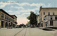 Main Street in Freeport, ME