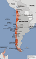 Mapa administrativo de Chile