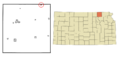 Marshall County Kansas Incorporated and Unincorporated areas Summerfield Highlighted