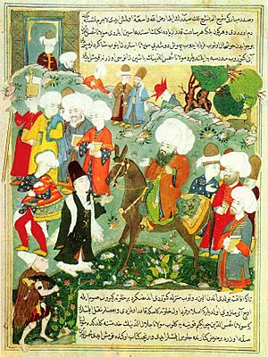 Meeting of Jalal al-Din Rumi and Molla Shams al-Din