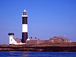 Mew Island Lighthouse lighthouse complex Mew Island (off coast of Donaghadee) County Down