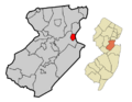 Middlesex County New Jersey Incorporated and Unincorporated areas South Amboy Highlighted