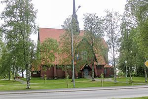 Norsjö Church in June 2012