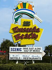 Pensacola Beach Sign