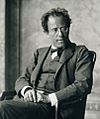 Photo of Gustav Mahler by Moritz Nähr 01
