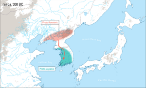 Proto-Koreanic expansion (Whiteman 2011)