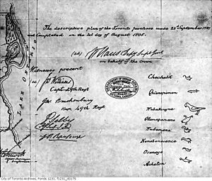 Ratification of Toronto Purchase, 1805