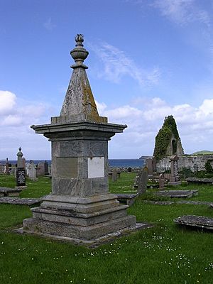 Rob Donn Mackay monument, Balnakeil graveyard - geograph.org.uk - 711066