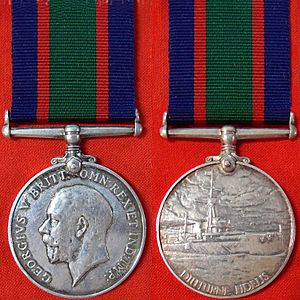 Royal Naval Volunteer Reserve Long Service and Good Conduct Medal (George V) v2