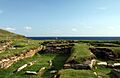 Ruins of village on the Brough of Birsay in summer 2012 (9)
