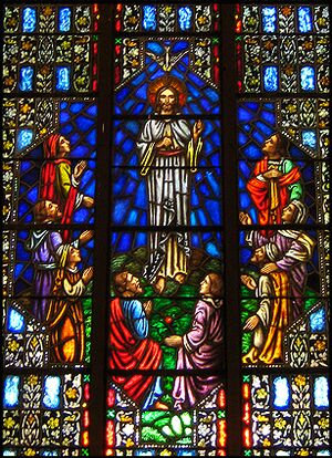SU Church Stained Glass Window