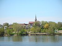 Saint John Catholic Church and Island Park, Little Chute, Wisconsin (May 8 2009)