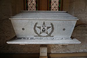 San Fernando Cathedral July 2017 9 (Travis, Crockett, and Bowie sarcophagus)