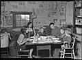 Scott's Run, West Virginia. Employed miner's family - Sessa Hill - This picture was taken at the natural supper hour.... - NARA - 518391