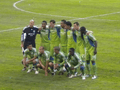 Seattle Sounders starting XI prematch vs Barcelona 2010