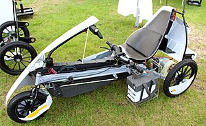 Sinclair C5 sectioned