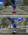 Sonic Adventure compared