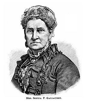 Sophia Fowler Gallaudet, wife of Thomas Hopkins Gallaudet