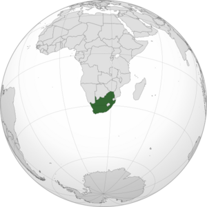 South Africa (centered orthographic projection).svg