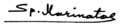 Spyridon Marinatos Signature