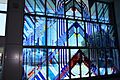 Stained glass doors Te Papa