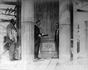 StateLibQld 2 270145 Foundation stone ceremony at the new city council chambers in Cairns, 1929