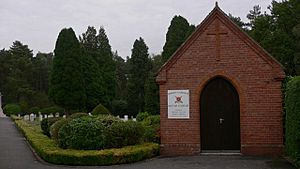 The chapel at Bordon Garrison Military cemetery - geograph.org.uk - 1527386
