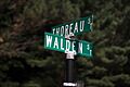Thoreau and Walden Streets in Concord, Mass