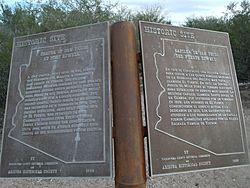 Tucson-San Pedro Chapel National Register of Historic Places Marker