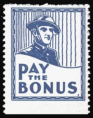 USA-Cinderella-Stamp-1932 Pay the Bonus