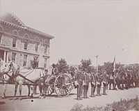 US Cavalry Santa Fe Territorial Courthouse 4 June 1900