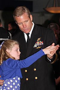 US Navy 070317-N-8327R-077 Cmdr. Duncan Smith dances with his daughter during the first Father-Daughter Dance at Naval Air Station North Island