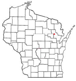 Location of Breed, Wisconsin