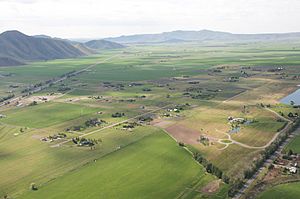 Wood River Valley aerial